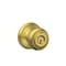 Schlage Schlage Georgian Satin Brass Entry Knobs 1-3/4 in. F51VGEO608 - alternate 1